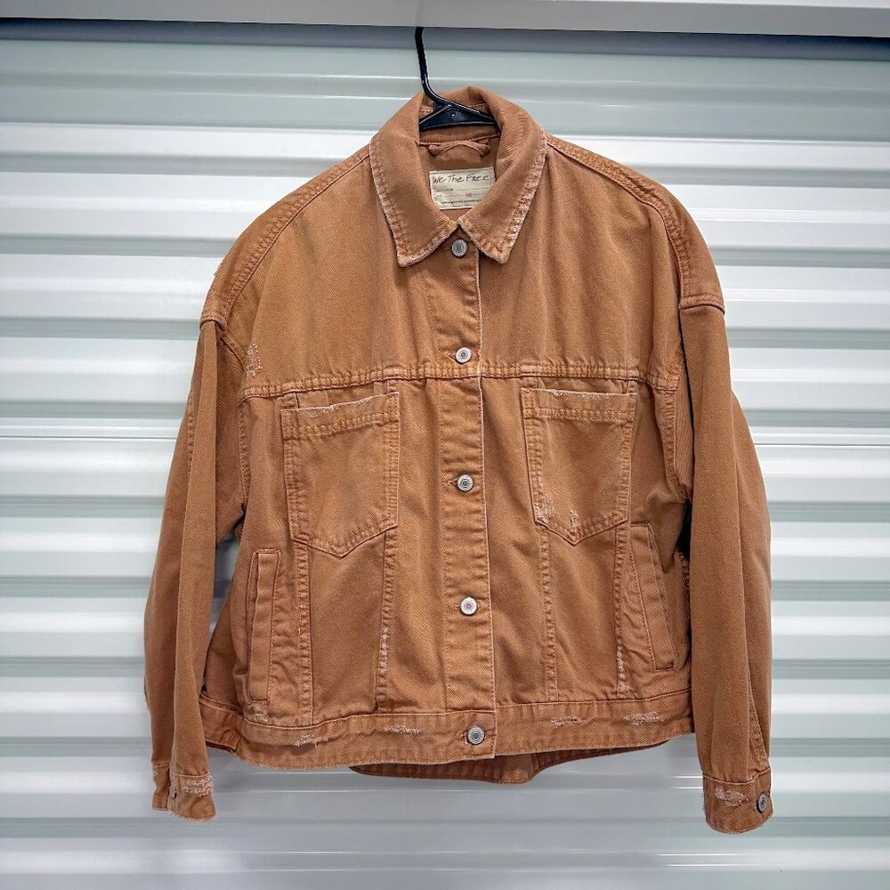 We The Free Opal Swing Women's Denim Jacket Size XS